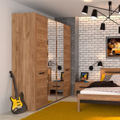 АФИНА А11а Шкаф для одежды (крафт) в Ревде - revda.mebel24.online | фото 2