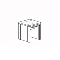 Банкетка №807 Парма кремовый белый в Ревде - revda.mebel24.online | фото 2