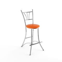 Барный стул Трилогия оранжевый-843 в Ревде - revda.mebel24.online | фото