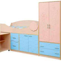 Набор мебели для детской Юниор -12.2 (700*1860) МДФ матовый в Ревде - revda.mebel24.online | фото