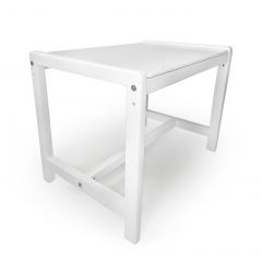 Детский растущий комплект стол и два стула  Я САМ "Лофт" (Белый, Белый) в Ревде - revda.mebel24.online | фото 1