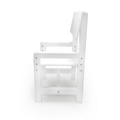 Детский растущий комплект стол и два стула  Я САМ "Лофт" (Белый, Белый) в Ревде - revda.mebel24.online | фото 5