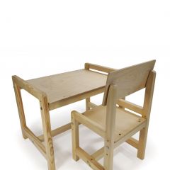 Детский растущий комплект стол и стул Я САМ "Лофт" (Береза, Сосна) в Ревде - revda.mebel24.online | фото 7