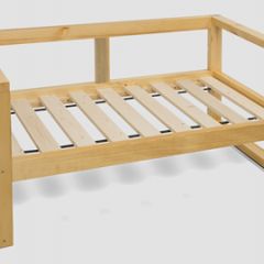 Диван двухместный DEmoku Д-2 (Серебристо-серый/Белый) в Ревде - revda.mebel24.online | фото 3