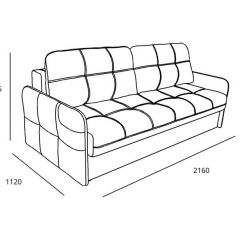 Диван-кровать "SMART" 1 СК (Kongo brown) в Ревде - revda.mebel24.online | фото 7