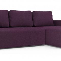 Диван угловой Алиса 3 Bahama VIOLET - Teos Dark Brown в Ревде - revda.mebel24.online | фото