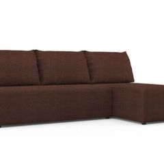 Диван угловой Алиса Shaggy CHOCOLATE без подлокотников в Ревде - revda.mebel24.online | фото