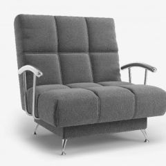 ФИНКА-2 Кресло с подлокотниками хром ПОНИ 12 в Ревде - revda.mebel24.online | фото 1