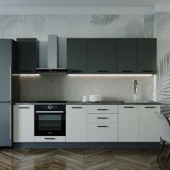 Кухонный гарнитур Лофт 2800 (Стол. 26мм) в Ревде - revda.mebel24.online | фото