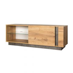 Гостиная Арчи (Дуб Золотой/Камень Темный) в Ревде - revda.mebel24.online | фото 8