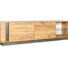 Гостиная Арчи (Дуб Золотой/Камень Темный) в Ревде - revda.mebel24.online | фото 10