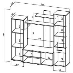 ИБИЦА Гостиная (ЯШС/ЯШТ) в Ревде - revda.mebel24.online | фото 2