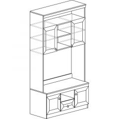 Гостиная Инна 1 Денвер светлый в Ревде - revda.mebel24.online | фото 10