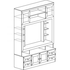 Гостиная Инна 3 Денвер светлый в Ревде - revda.mebel24.online | фото 7