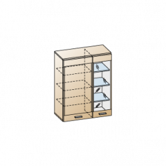 Гостиная Камелия Композиция 1 (Гикори Джексон темный) в Ревде - revda.mebel24.online | фото 9