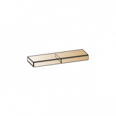 Гостиная Камелия Композиция 11 (Гикори Джексон темный) в Ревде - revda.mebel24.online | фото 6
