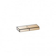 Гостиная Камелия Композиция 12 (Гикори Джексон темный) в Ревде - revda.mebel24.online | фото 5