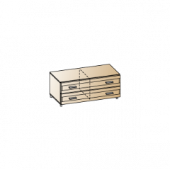 Гостиная Камелия Композиция 6 (Гикори Джексон темный) в Ревде - revda.mebel24.online | фото 6