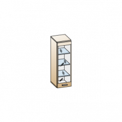 Гостиная Камелия Композиция 9 (Гикори Джексон темный) в Ревде - revda.mebel24.online | фото 3