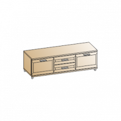 Гостиная Мелисса Композиция 10 (Акация Молдау) в Ревде - revda.mebel24.online | фото 5