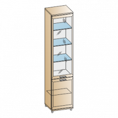 Гостиная Мелисса Композиция 2 (Гикори Джексон светлый) в Ревде - revda.mebel24.online | фото 7