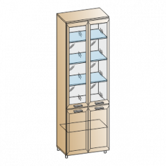 Гостиная Мелисса Композиция 3 (Гикори Джексон светлый) в Ревде - revda.mebel24.online | фото 7