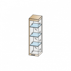 Гостиная Мелисса Композиция 8 (Гикори Джексон светлый) в Ревде - revda.mebel24.online | фото 3