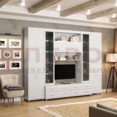 Гостиная Мелисса Композиция 9 (Снежный Ясень) в Ревде - revda.mebel24.online | фото