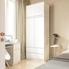 МОРИ Гостиная модульная (белый) в Ревде - revda.mebel24.online | фото 8