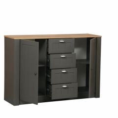 Гостиная Прованс (модульная) Диамант серый в Ревде - revda.mebel24.online | фото 12