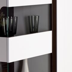 Гостиная Ронда 3 Белый глянец/венге в Ревде - revda.mebel24.online | фото 3