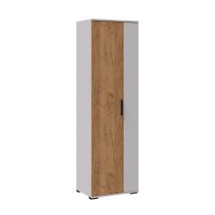 СИДНЕЙ-1 Шкаф платяной ЛДСП Белый /Дуб крафт золотой в Ревде - revda.mebel24.online | фото