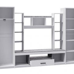 Гостиная СИДНЕЙ-2 ЛДСП Белый /ЛДСП Ателье светлое в Ревде - revda.mebel24.online | фото 2