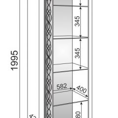 Гостиная Скарлетт (Бодега светлая) в Ревде - revda.mebel24.online | фото 5