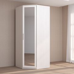 Кэт-4 Шкаф угловой (1 дв зерк) (МДФ Бодега белая) в Ревде - revda.mebel24.online | фото