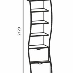 Киви №11 Пенал с 2мя ящ., (ЛДСП молочный дуб/лайм) в Ревде - revda.mebel24.online | фото 2