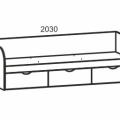 Киви №3 Кровать с ящиками (ЛДСП молочный дуб/лайм) в Ревде - revda.mebel24.online | фото 2