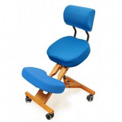 Коленный стул со спинкой Smartstool KW02В + Чехлы в Ревде - revda.mebel24.online | фото 2
