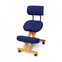 Коленный стул со спинкой Smartstool KW02В + Чехлы в Ревде - revda.mebel24.online | фото 3