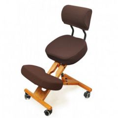 Коленный стул со спинкой Smartstool KW02В + Чехлы в Ревде - revda.mebel24.online | фото 7