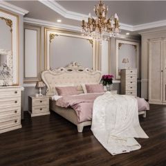 Комод 4 ящика Афина + Зеркало ППУ Афина (крем корень) в Ревде - revda.mebel24.online | фото 7