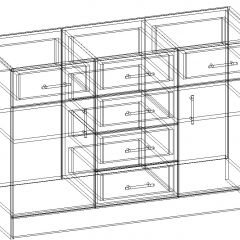 СОФИЯ Комод К1200 2Д (венге/дуб белфорт) в Ревде - revda.mebel24.online | фото 3