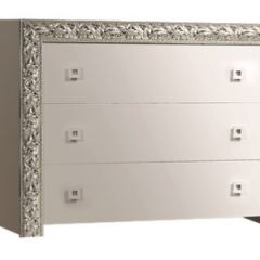 Комод Тиффани Premium слоновая кость/серебро (ТФКМ-1(П) в Ревде - revda.mebel24.online | фото