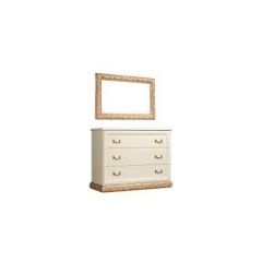 Комод Тиффани штрих-лак/золото (ТФКМ-1) в Ревде - revda.mebel24.online | фото