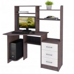 Компьютерный стол №16 (Анкор темныйанкор темный) в Ревде - revda.mebel24.online | фото 2