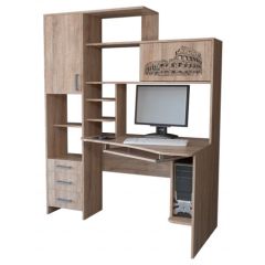 Компьютерный стол КЛ №6.0 правый (Дуб баррик) в Ревде - revda.mebel24.online | фото