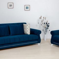 Комплект Роуз ТД 410 диван-кровать + кресло + комплект подушек в Ревде - revda.mebel24.online | фото