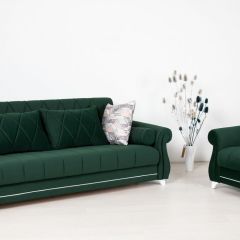 Комплект Роуз ТД 411 диван-кровать + кресло + комплект подушек в Ревде - revda.mebel24.online | фото
