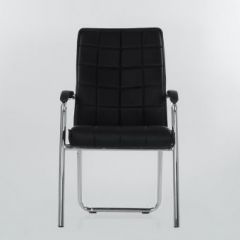 Кресло Barneo K-14 для посетителей и переговорных (черный) в Ревде - revda.mebel24.online | фото 2