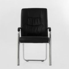 Кресло Barneo K-15 для посетителей и переговорных (черный) в Ревде - revda.mebel24.online | фото 2